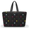 reisenthel coolerbag - Borsa Termica Resistente, Adatta per Spesa, Picnic e in Viaggio, Combinabile anche con Cestino Spesa Carrybag e altri Shopper, Tessuto Idrorepellente, 20 L, Fantasia a Pois
