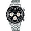 Seiko Orologio Da Uomo Seiko Cronografo Nero Chrono SSB479P1