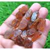 Lotto di 16 pezzi per gioielli dimensioni 16-23 mm granato di hessonite natur...