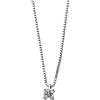 Comete Gioielli Collana Punto Luce Diamante Oro Bianco 18 kt 750 Comete Gioielli GLB 715