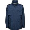 L'IMPERMEABILE Field Jacket Uomo Blu Memory DONALD S MEMO