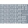 RAILTEC Decal Per Scivolo D'Acqua ALL-0015 Foglio Lettere BR BRancate Bianco 5mm