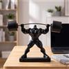 Statuetta di Sollevatore di Pesi Motivazionale per Palestra, Ufficio