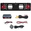 Zhong Ou KIT RETROMARCIA TELECAMERA 4 LED PORTATARGA 2 SENSORI ALLARME PARCHEGGIO AUTO