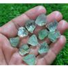 Fluorite verde grezza di alta qualità 11 pezzi misura 14-16 mm per gioielli p...