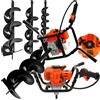 Demon Erdbohrer A Benzina Demon 5,2 PS 52ccm 100 150 200mm Per Pali Per 2 Uomini