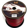 CAVO ALTOPARLANTE 2 X 1,50 MM² 100 M ROSSO NERO CCA PER AUDIOFILI E INSTALLAZION
