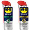 Wd-40 39396/46 Specialist Lubrificante, Alte Prestazioni al PTFE, 400 Ml & Specialist Lubrificante Al Silicone Spray Applicazione Pulita Con Sistema Doppia Posizione, 400 Ml, Trasparente