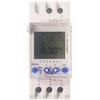 IXTRIMA Interruttore Astronomico Digitale DIN, Timer LCD Settimanale, 16A 230V,Montaggio su Guida DIN per Illuminazione Automatica, 1 canale e 2 canali (1 canale)