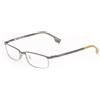 HUGO BOSS BOSS ORANGE Montatura Per Occhiali Browline Grigia Opaca 52Mm B0073 $260 NUOVO