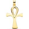 FMF Pendente Oro 18K 750 Mls. Croce Della Vita. 36 X 23 MM. 3,35 Grammi