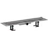 hansgrohe RainDrain Compact - set completo di canalina doccia (incl. set di installazione), canale di scarico piastrellabile 700 mm, installazione piatta, senza colore