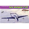 Dragon Alliance Cyber Hobby - Modellino Aereo Fighter Sea Vampire F.20 Scala 1:72 (Giappone Impo
