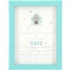 Depesche 11626-001 - Cornice portafoto con scritta in lingua inglese Love, 12 x 9 x 1, 11 x 9 x 1,9 cm, colore: Turchese