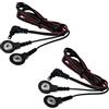 axion 2 Cavi TENS EMS axion Ricambio Bottone 3,5 mm Sanitas SEM 42 43 44 50 120cm