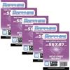 Red Glove - 5 Pack 100 Sapphire Sleeves Purple 56 x 87 SPPURPLE5P