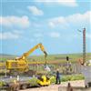 Busch Recinzione Da Cantiere Temporanea Busch, Fencing, Gauge OO, MPN 1024