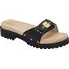 Dr. Scholl's Scholl Pescura Carroarmato, Sandali Donna, Nero, 35 EU