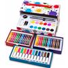 Does not apply Set Artistico 54 Pezzi | Kit Disegno Completo Con Acquerelli, Pennarelli, Pastel