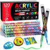 Does not apply 120 Colori Pennarelli Acrilici Brush Pen, Set Pennarelli Professionali