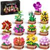 Does not apply KIT COSTRUZIONE MINI BOUQUET FIORI BOTANICAL 1001 PCS PIANTE BONSAI 12 IN 1