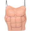 Costume Muscoloso Corpo Finto Muscoli Addominali Del Torace Finti