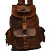 PARRYS LEATHER WORLD 18in Zaino In Vera Pelle Di Capra Marrone Borsa Laptop Fatta A Mano