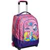 SJ GANG STYLE JAM GANG Big Trolley, Rosa, Doppio Scomparto, Cross-over System, Spallacci a scomparsa, Per bambine e ragazze, Scuola, Tempo libero, Viaggi
