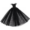 Gonna fluida da abito da sposa per bambola BJD 1/4, accessori per feste.