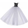 Gonna fluida da abito da sposa per bambola BJD 1/4, accessori per feste.