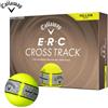 Callaway Palline da golf Callaway ERC CROSS TRACK 1 dozzina 12 palline giallo opaco 2026