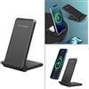Caricabatterie wireless Dual 2 in 1 in plastica verticale per iPhone 12