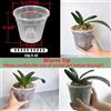 not specified Vasi per orchidee trasparenti con design di drenaggio aggiornato per una cura sa