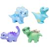 4 Pcs Mini Statuina Di Dinosauro Piccoli Dinosauri Miniature Animali