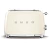 Smeg Tostapane 950W 50 STYLE 2x2 Panna TSF01CREU