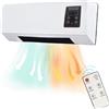 L-2008 TERMOVENTILATORE RISCALDATORE RINFRESCATORE PORTATILE DA PARETE VENTILATORE