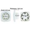 Ventilatore a per strappo in plastica per ambiente igienico per pulito per
