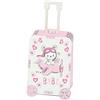 PuntoCasaStore 12 pz scatolina legno bambina rosa trolley valigia portaconfetti bomboniera