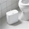 Pattumiera con Coperchio Chiusura Silenziosa per Bagno Efficiente Spazio