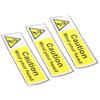 3 Pcs Cartello Allarme Adesivi Di Avvertenza Adesivo Autoadesivo
