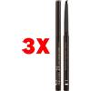 Astra Make-up 3 X ASTRA Matita per Occhi Color Stain 01 - 24 Ore di Tenuta