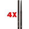 Astra Make-up 4 X ASTRA Matita per Occhi Color Stain 01 - 24 Ore di Tenuta