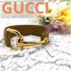 Gucci Bracciale Gucci in pelle beige e oro nuovo mai usato Made in Italy