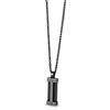 2jewels Collana Uomo 2Jewels 251706 Acciaio Nero IP Ciondolo Rigato Dark