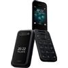 Nokia 2660 Flip Telefono Cellulare 4G Dual SIM Display 2.8 Pollici Nero