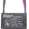 HQRP Condensatore Motore CBB61 4.5uf+6uf+8uf 5-Wire per Harbor Breeze Soffitto