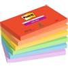 3M Post-it Foglietti Super Sticky, Collezione Playful, Confezione da 6 blocchetti,