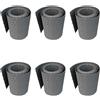 workingHOUSE Rotolo Frangivisto in Polyrattan per Recinzione Esterna - Strisce R