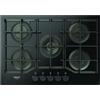 Hotpoint Piano cottura gas 5 zone HAGS 72F BK 1 Black (75cm)