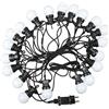Light4fun catena serie lampadine 30pz per 10 metri bianco caldo